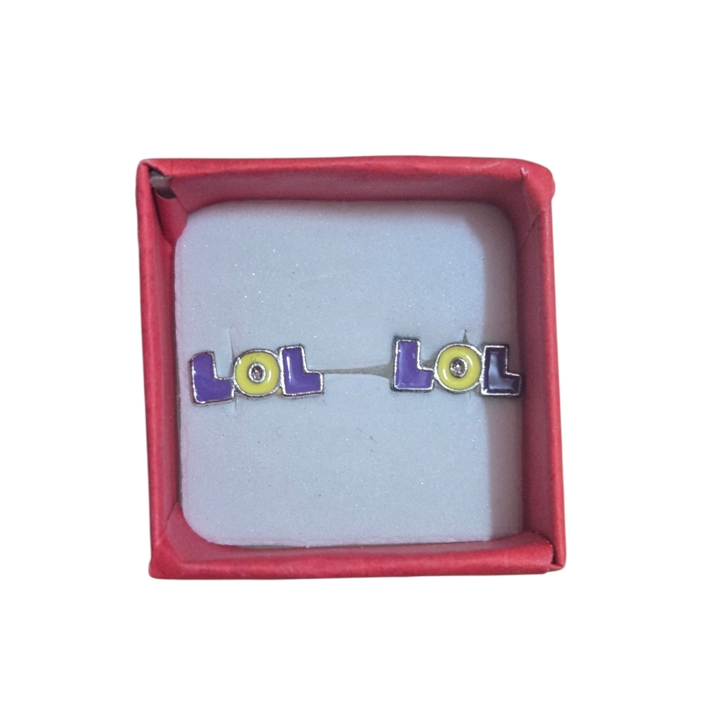 LOL‎ Kids Earrings with Silver Back